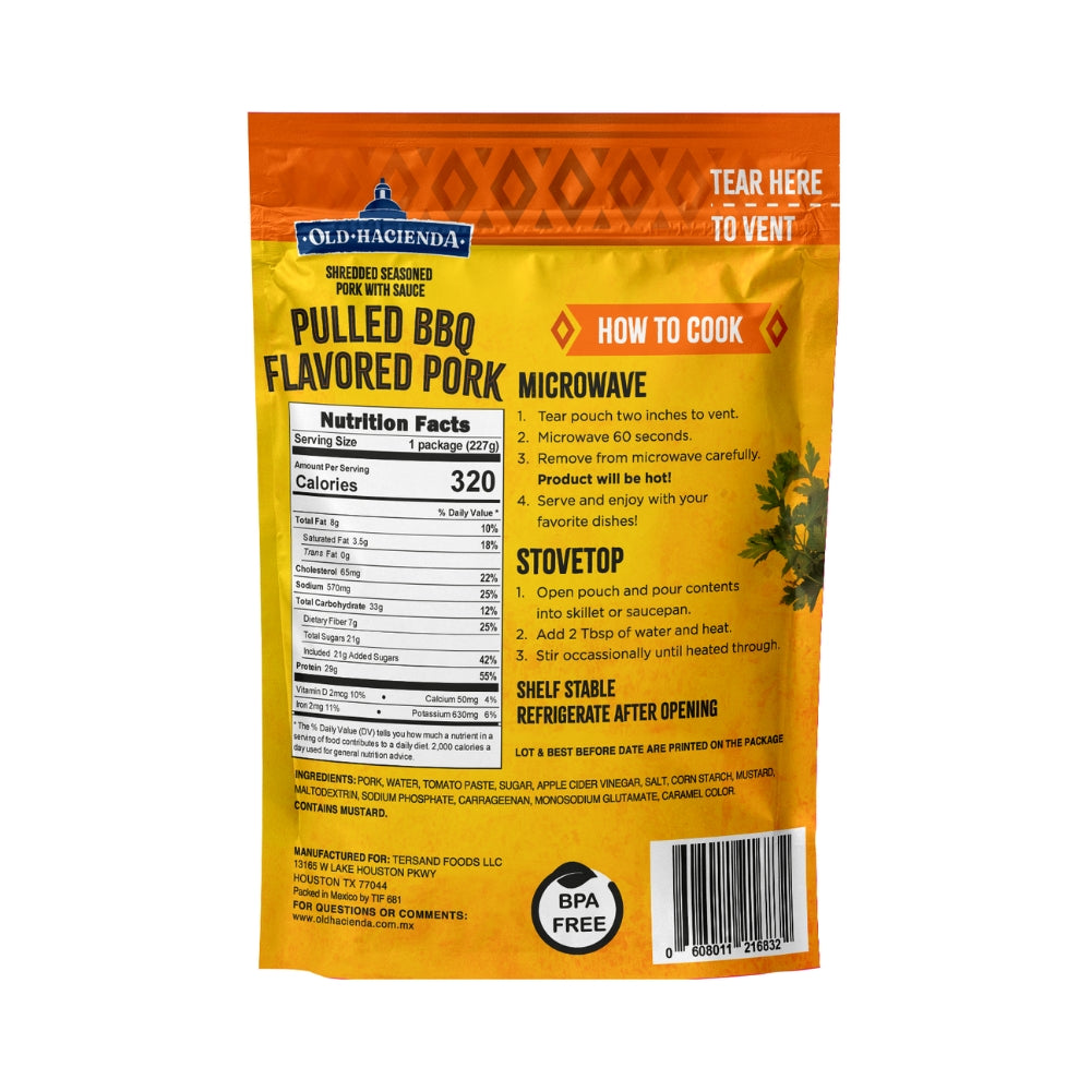 Pulled BBQ Flavored Pork