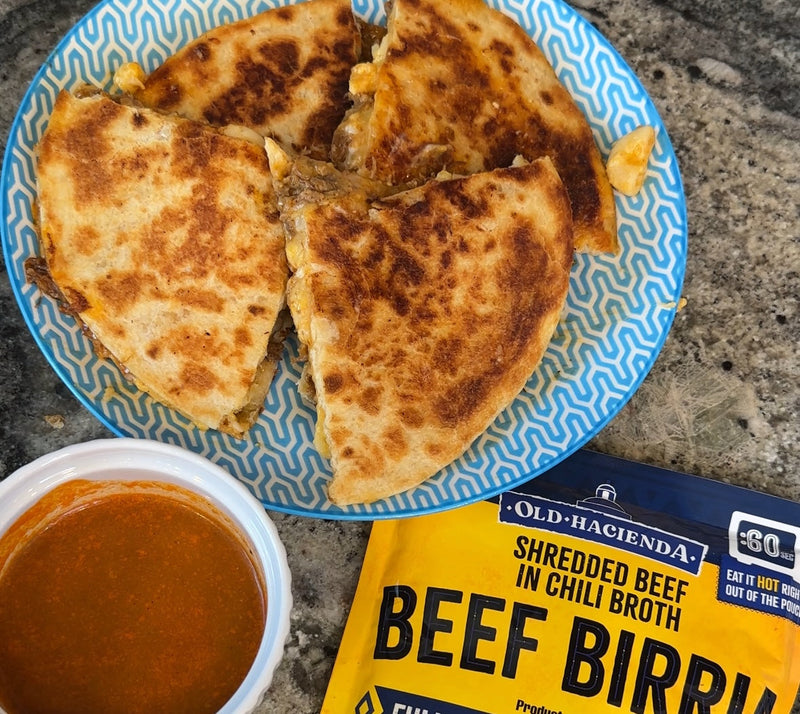 Birria Mac and Cheese Quesadilla