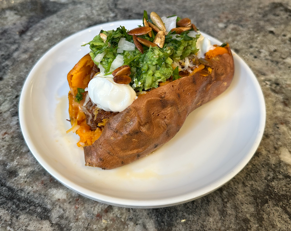 Taco Stuffed Sweet Potatoes